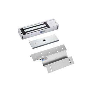 Kit de Chapa Electromagnética 1,200Lbs. SIN sensor + Montaje Z - L YLI