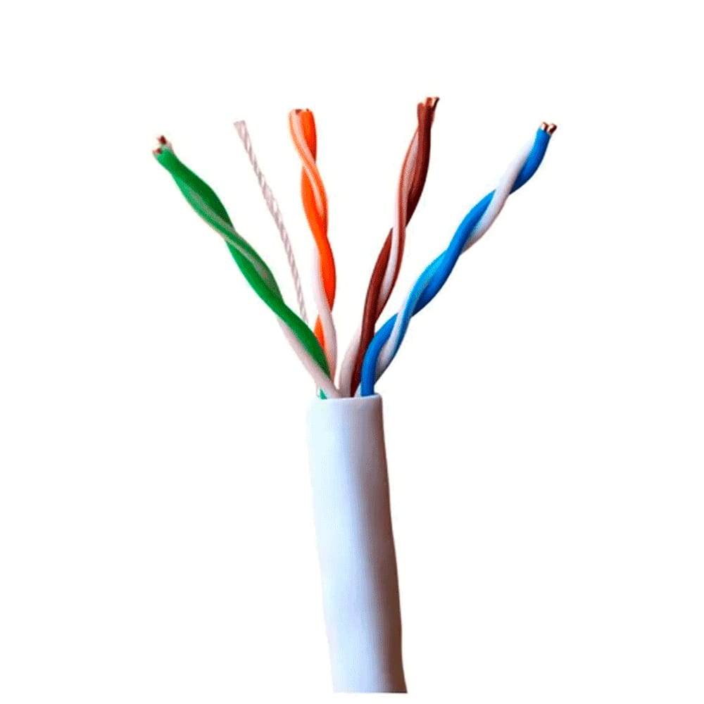 Bobina de 100 metros de cable UTP Cat 5e CCa, anti flama - Imagen 3